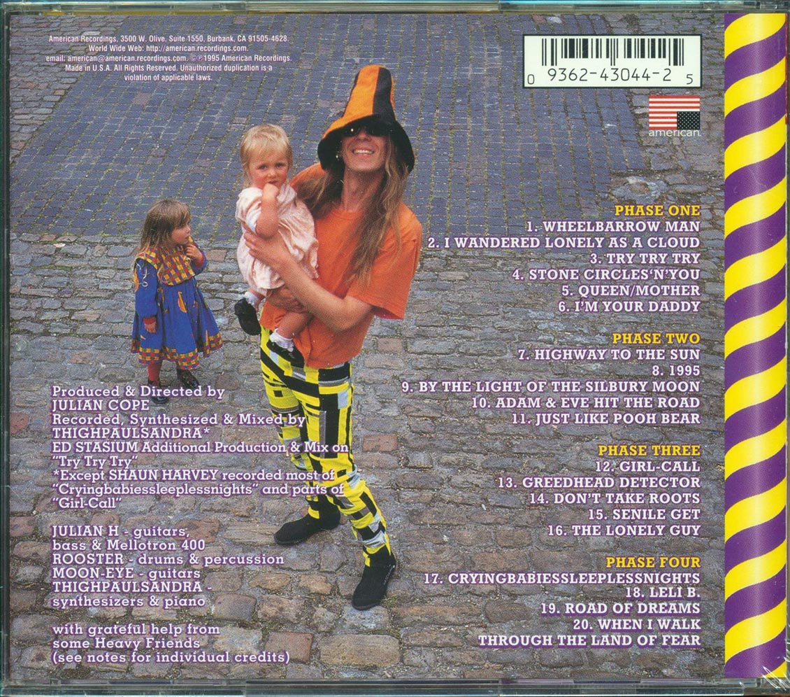 Julian Cope  - 20 Mothers  (promo) Music CD