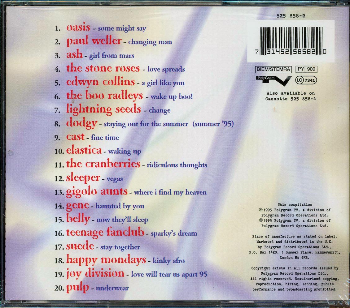 The Boo Radleys, The Cranberries, Oasis, Etc. - Shine Too Music CD
