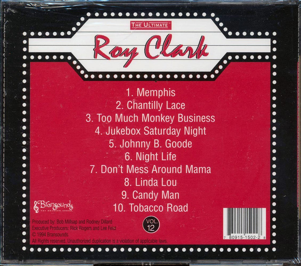 Roy Clark  - The Ultimate Roy Clark Volume Twelve Music CD