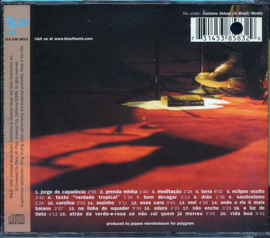 Caetano Veloso  - Prenda Minha  (marked/ltd stock) Music CD