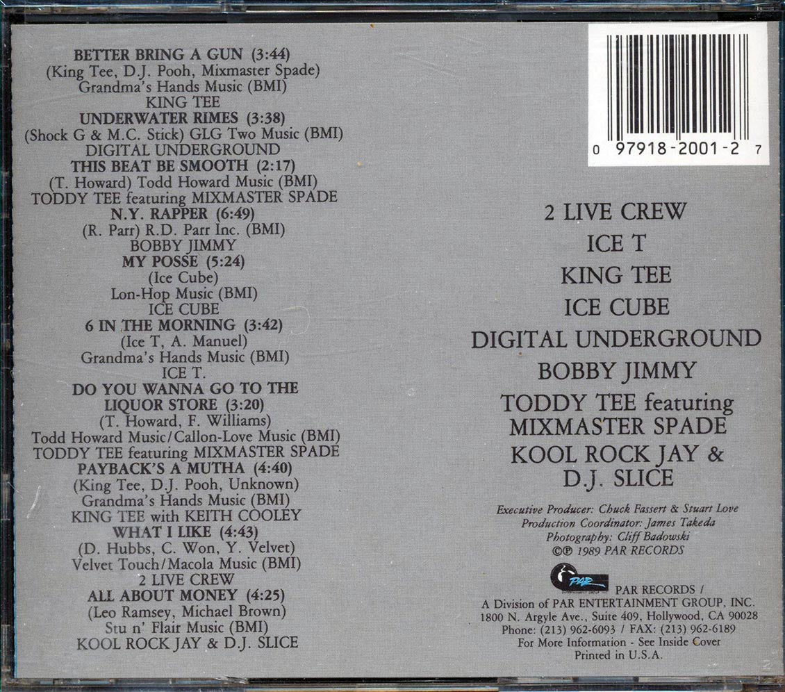 Digital Underground, Bobby Jimmy, King Tee, Ice-T, Etc. - Prime Kuts Volume One Music CD