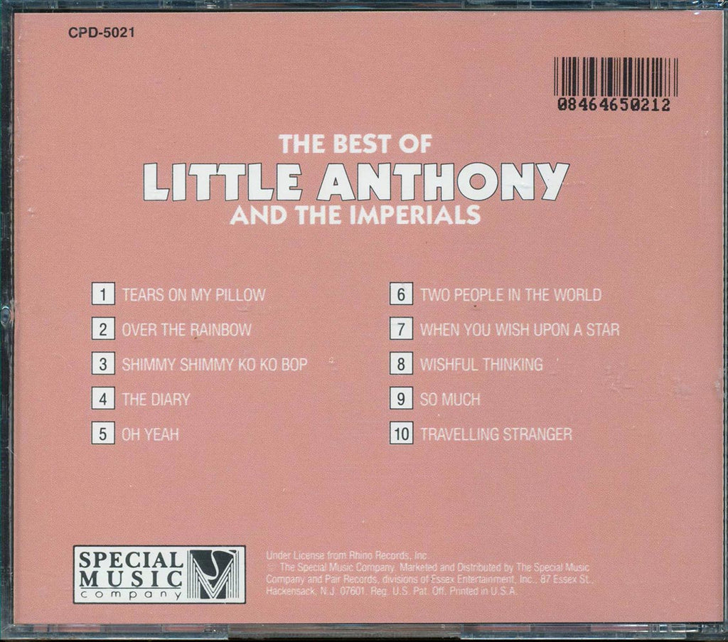 Little Anthony & The Imperials - Tears On My Pillow Music CD