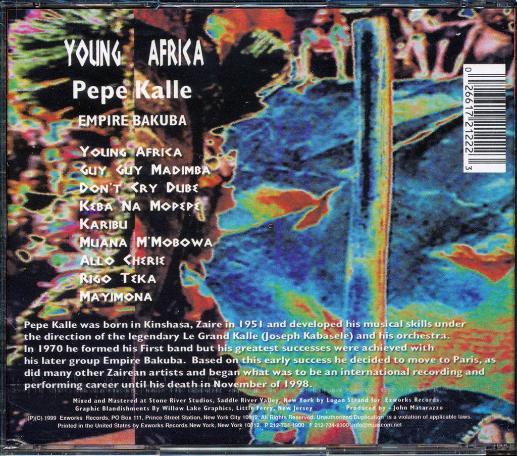 Pepe Kalle, Empire Bakuba - Young Africa Music CD