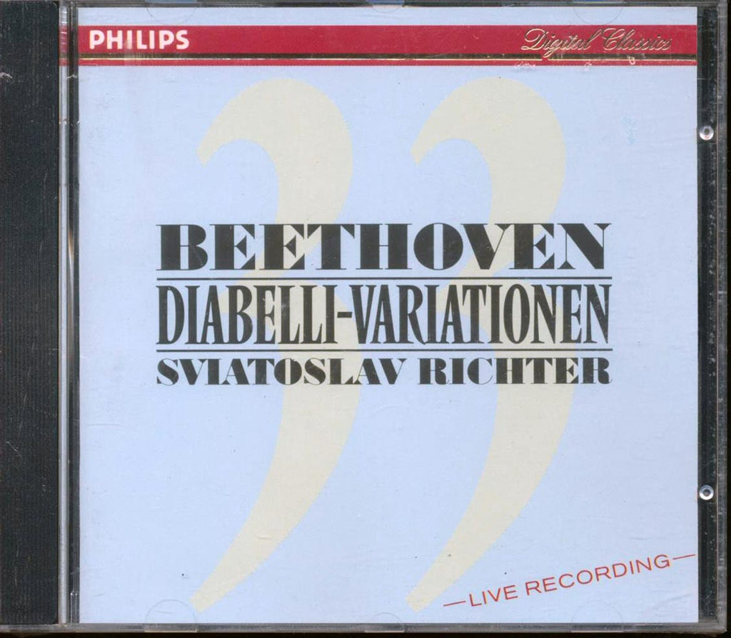 Beethoven, Sviatoslav Richter  - Diabelli Variationen  (marked/ltd stock) Music CD