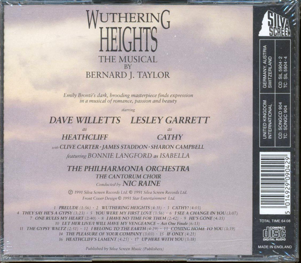 Bernard J Taylor  - Wuthering Heights The Musical Music CD