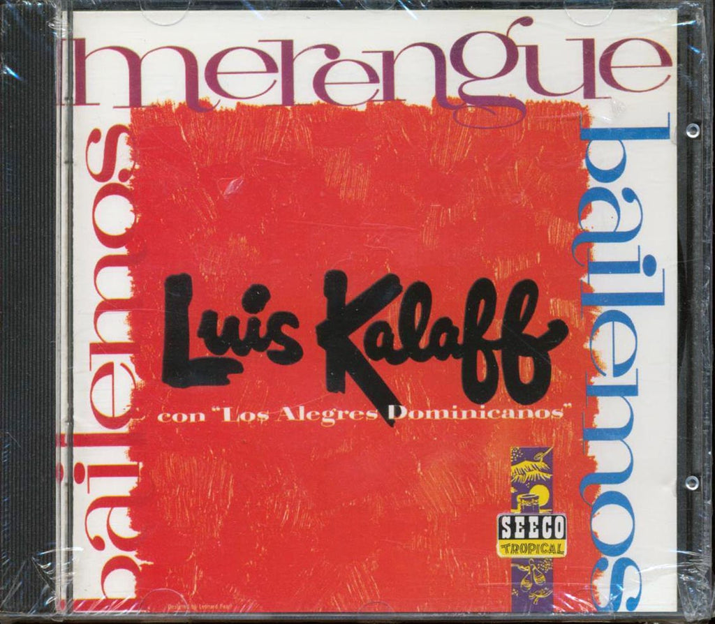 Luis Kalaff Y Los Alegres Dominicanos  - Bailemos Merngue Volume One Music CD