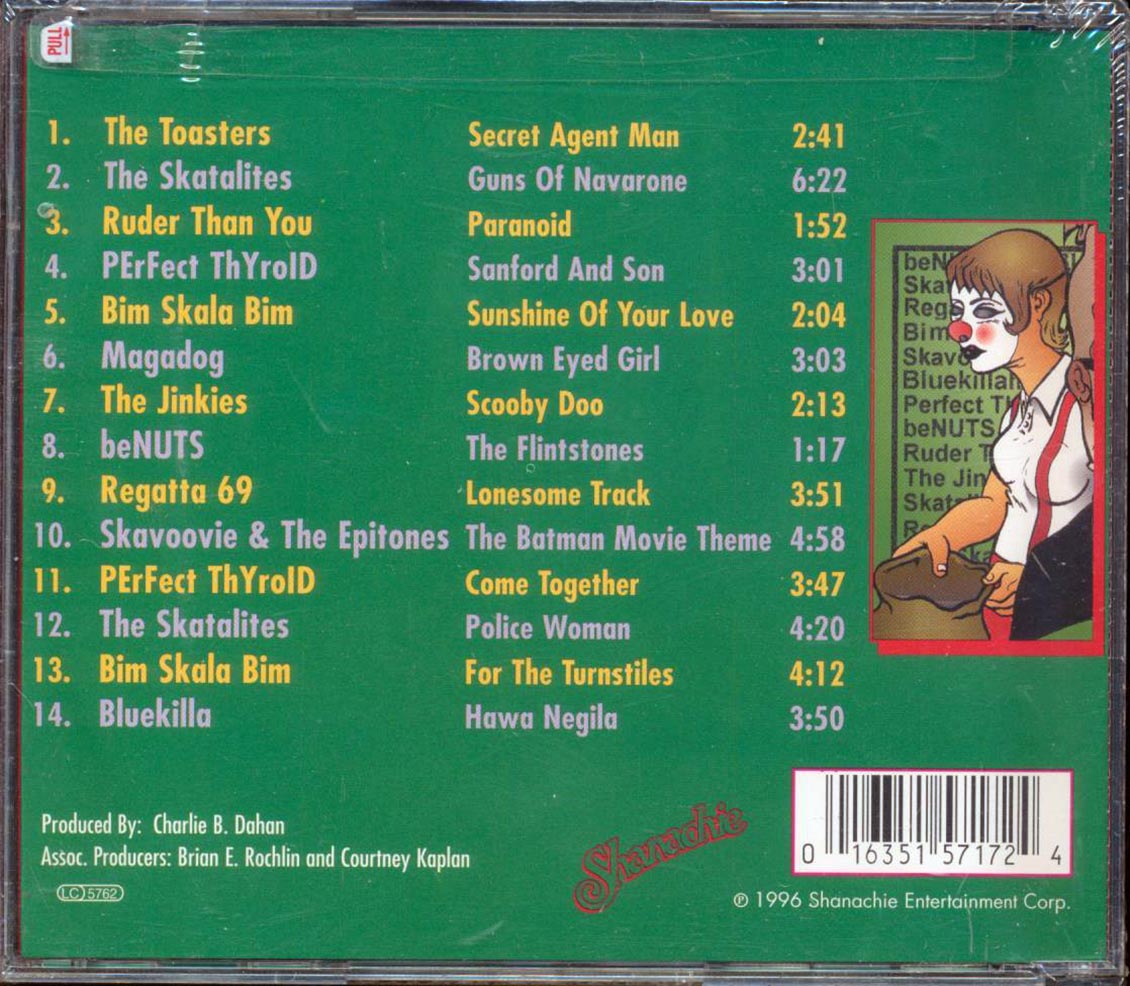 The Toasters, Ruder Than You, Magadog, Etc. - SKAndalous I Have Gotcha Covered Music CD