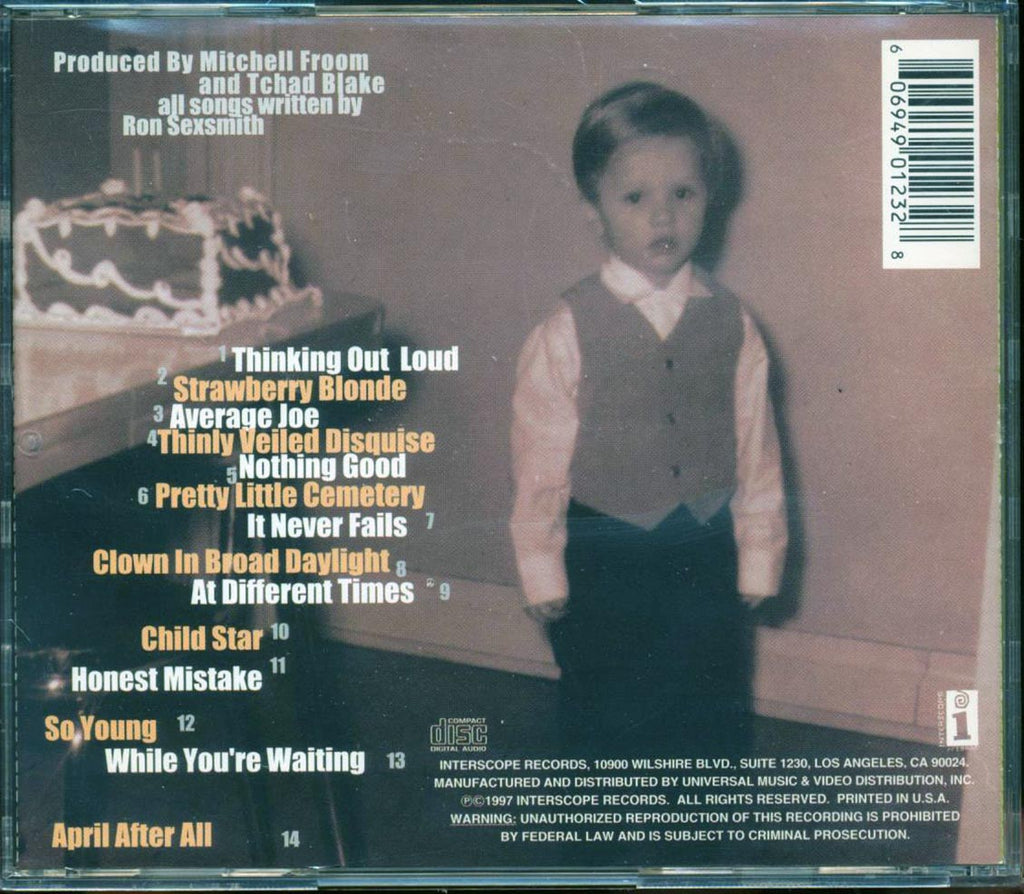 Ron Sexsmith  - Other Songs Music CD