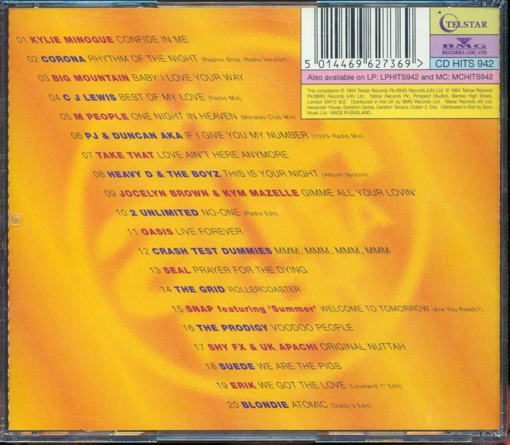 Blondie, Kylie Minogue, Take That, Etc.  - The Ultimate Hits Album Music CD