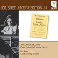 Brahms / Biret / London String Quartet - Quintet For Piano & Strings - Music CD