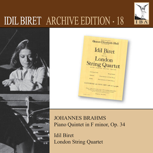 Brahms / Biret / London String Quartet - Quintet For Piano & Strings - Music CD