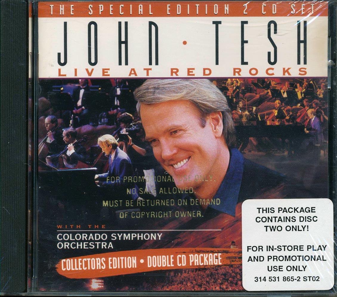 John Tesh With The Colorado Symphony Orchestra - Live At Red Rocks (marked/ltd stock) Music CD