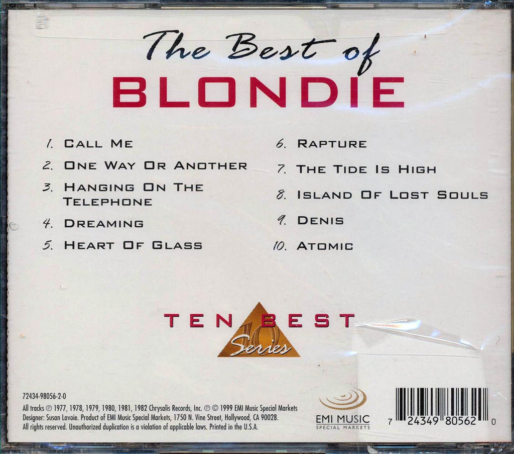 Blondie - The Best Of Blondie Music CD
