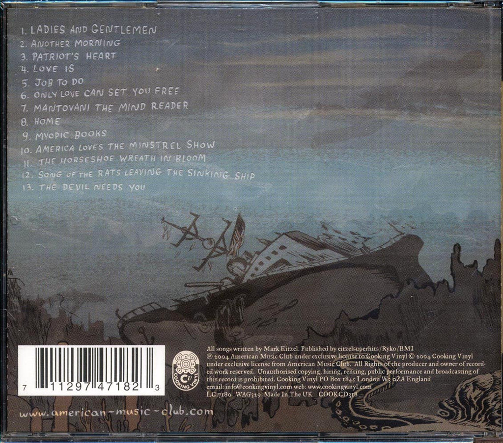 American Music Club  - Love Songs For Patriots Music CD