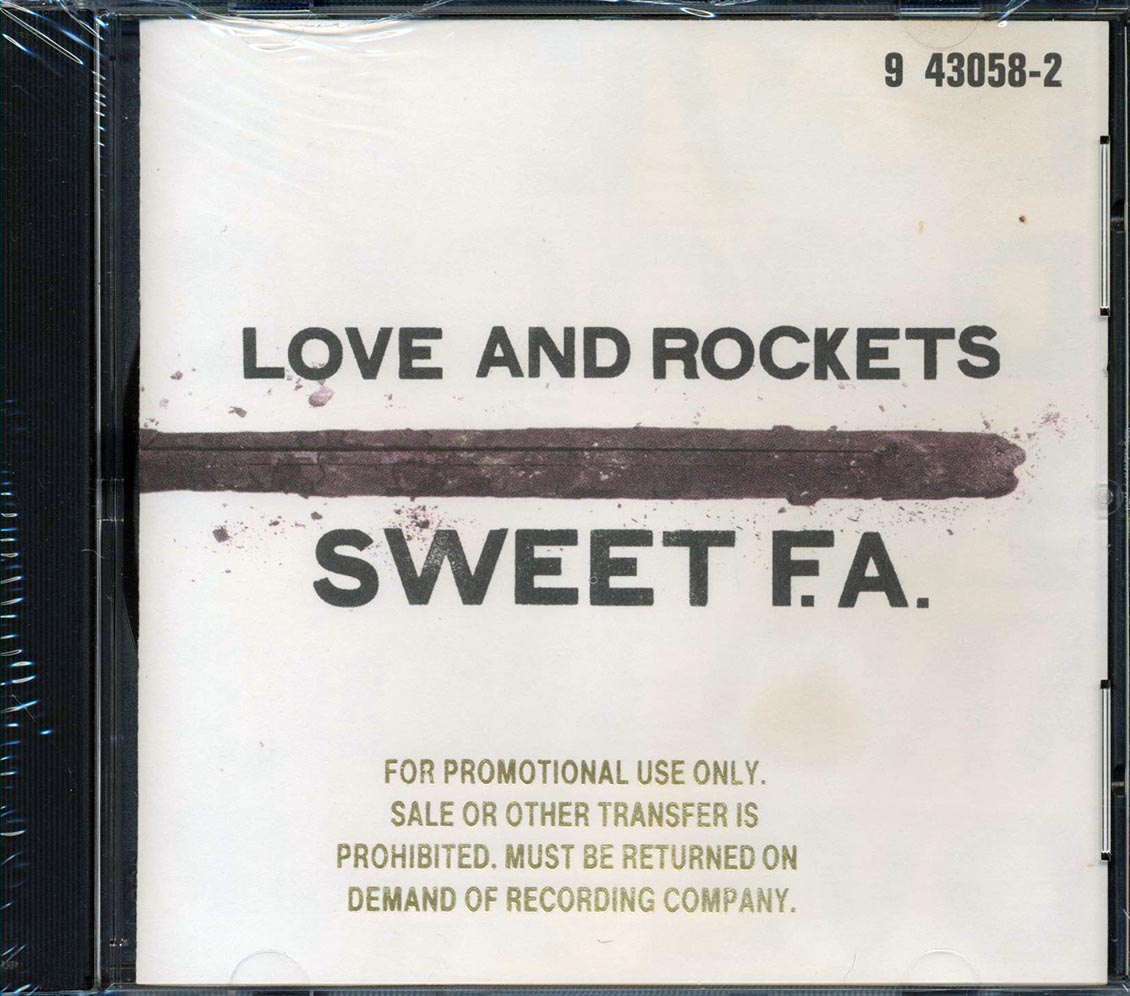 Love And Rockets  - Sweet F.A. (promo) Music CD