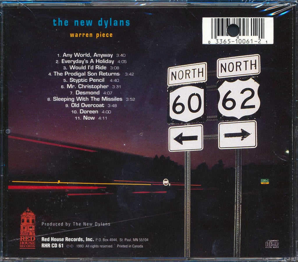 The New Dylans - Warren Piece (marked/ltd stock) Music CD