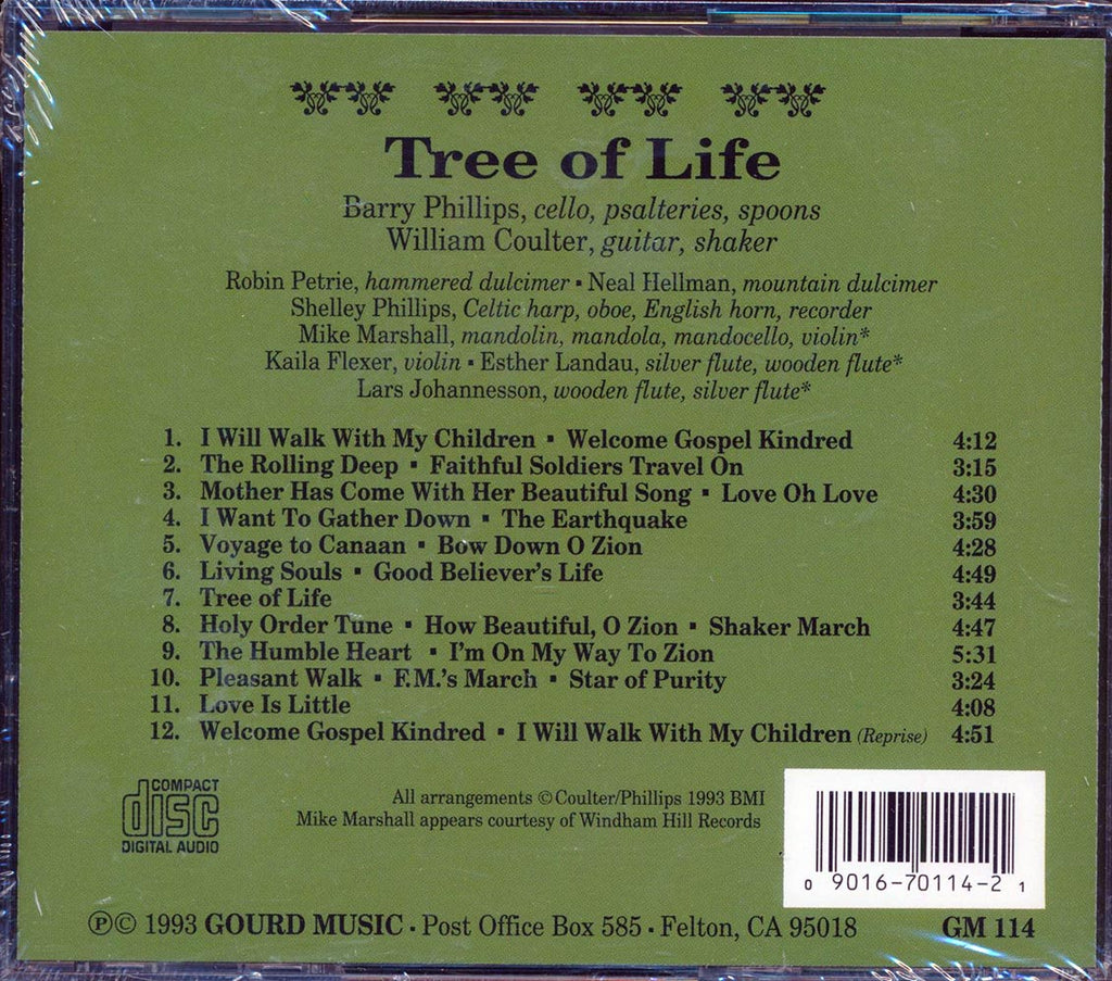 William Coulter, Barry Phillips - Tree Of Life Music CD