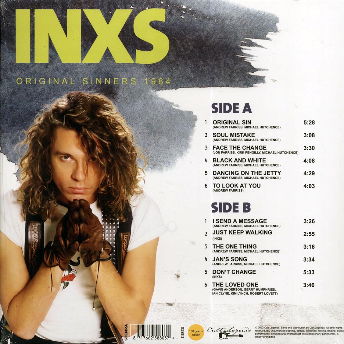 INXS - Original Sinners 1984: Live At Agora, Cleveland Vinyl Record
