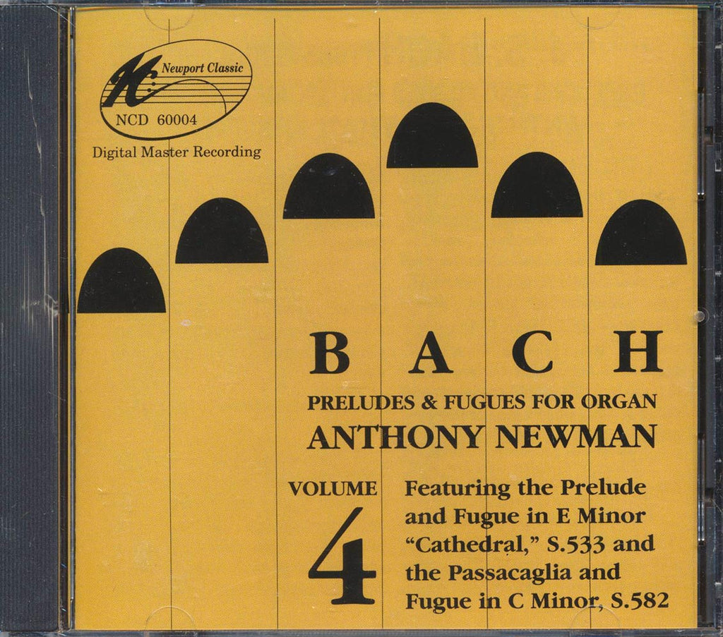 Bach, Anthony Newman - Bach: Preludes & Fugues For Organ Volume 4 Music CD