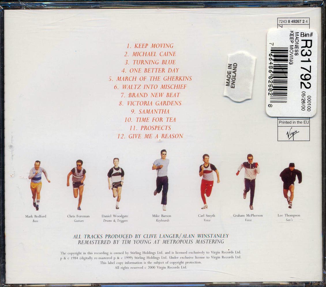 Madness - Keep Moving Music CD
