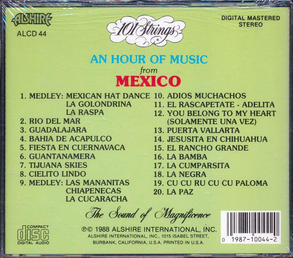 101 Strings - An Hour Of Music From Mexico Music CD
