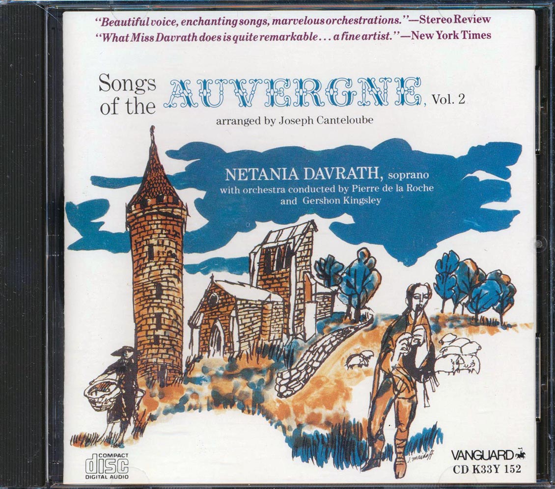 Joseph Canteloube - Songs Of The Auvergne Volume 2 (Japan) Music CD
