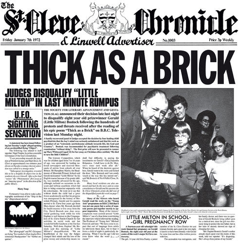 Jethro Tull - Thick As A Brick - Music CD