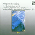 Schiff,h. / Sw German Radio - Schoenberg: Cello Concerto. Variations For Orch. - Music CD