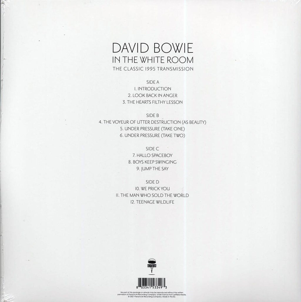 David Bowie - In The White Room: The Classic 1995 Transmission, Westway Studios, London, 14th December 1995 (ltd. ed.) (2xLP) (clear vinyl) Vinyl Record