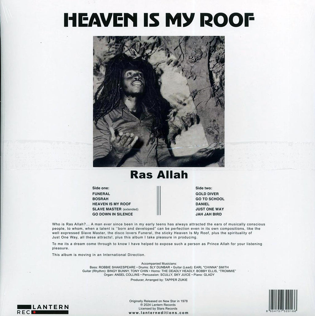 Ras Allah - Heaven Is My Roof (RSD 2024) (ltd. ed.) Vinyl Record