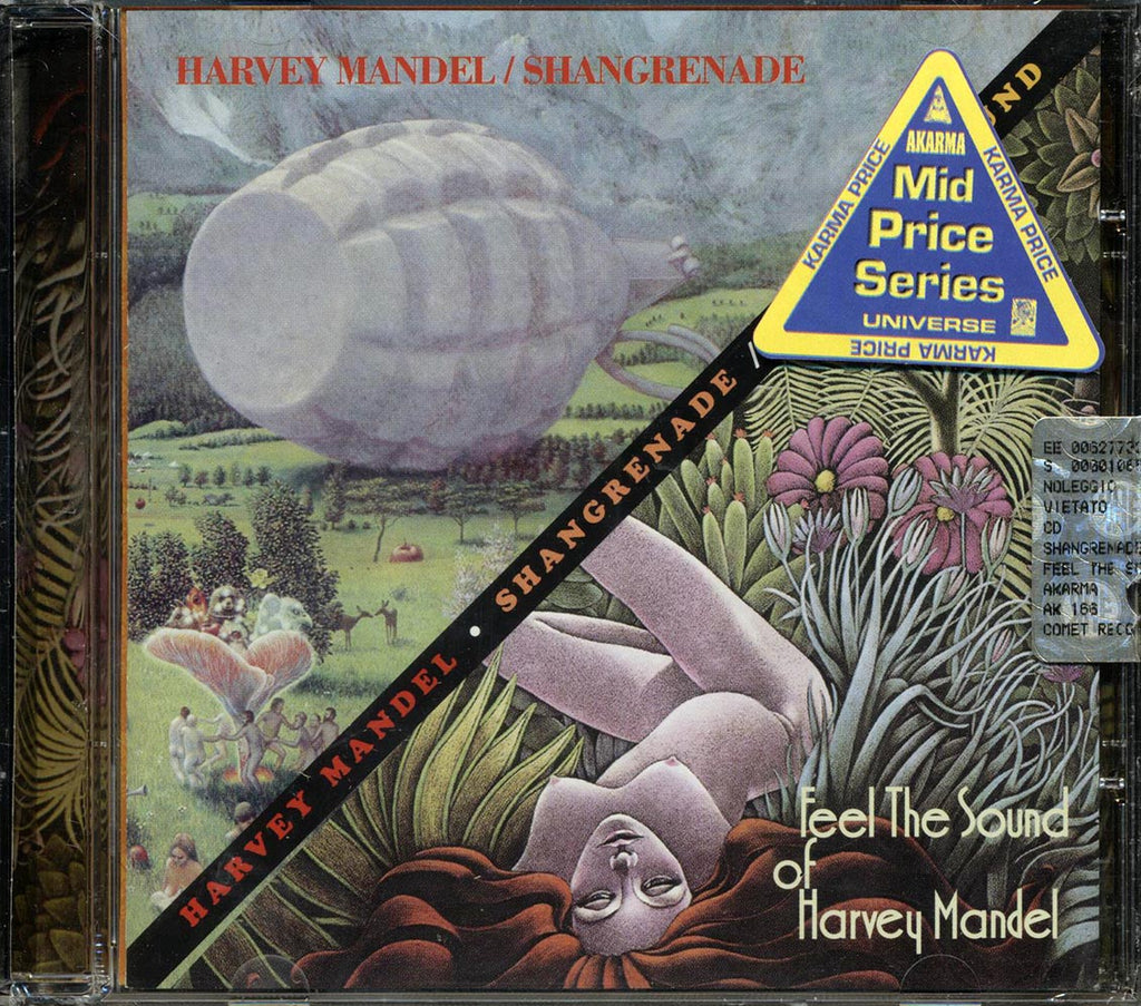 Harvey Mandel - Shangrenade + Feel The Sound Of Harvey Mandel (2 albums on 1 CD) Music CD