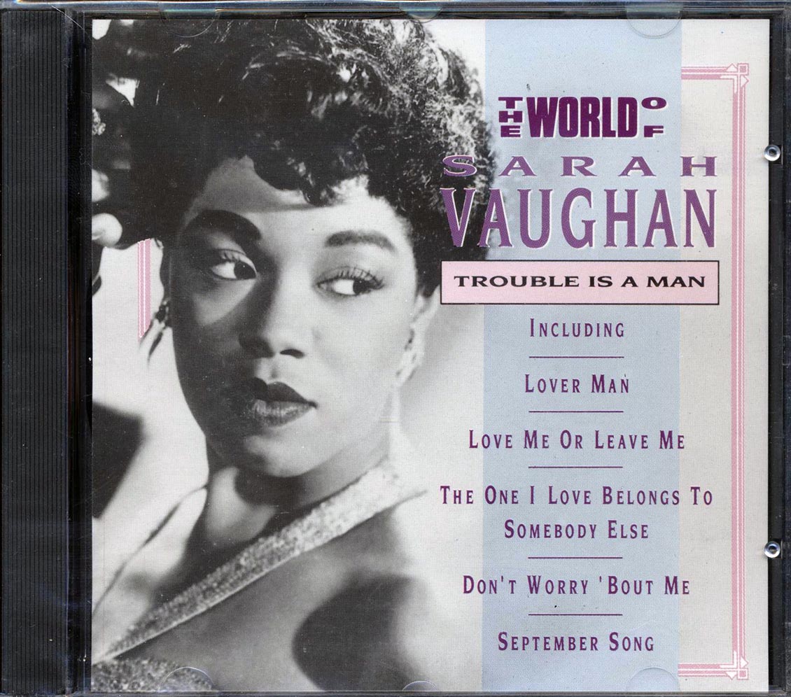 Sarah Vaughan - Trouble Is A Man Music CD