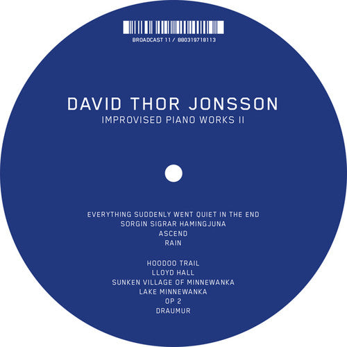 Jonsson,david Thor - Improvised Piano Works Ii - Vinyl Record