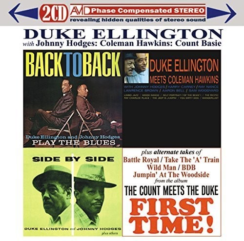 Ellington,duke / Hodges,johnny / Hawkins,coleman - Plus-back To Back / Side By Side / Duke Meets - Music CD