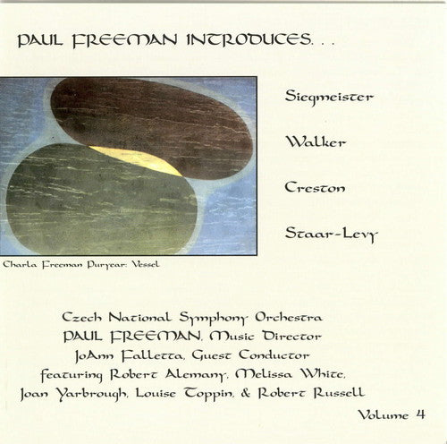 Siegmeister / Creston / Walker / Star / Freeman - Clarinet Concerto / Fantasy For Piano & Orch - Music CD