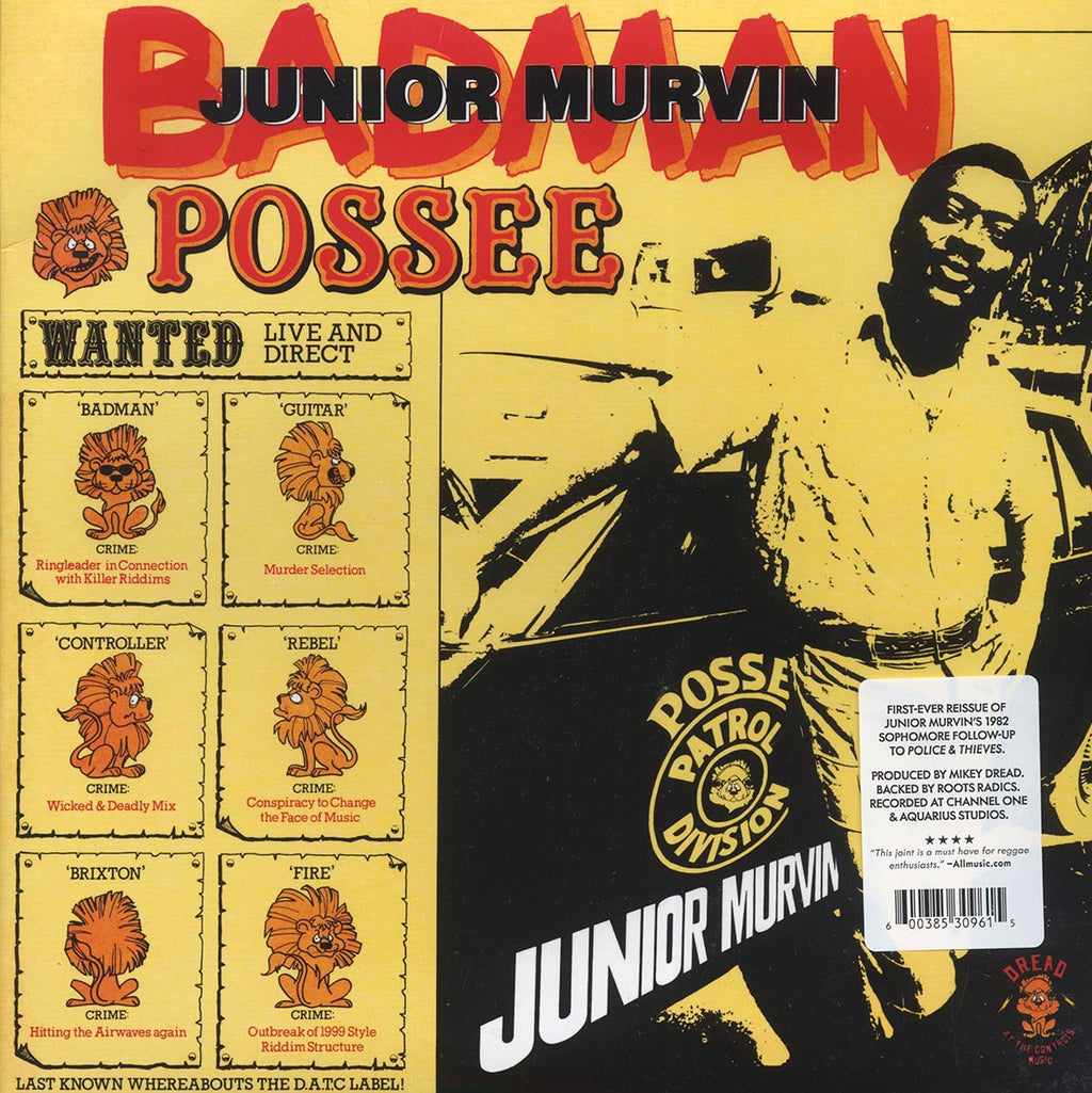 Jr. Murvin - Bad Man Possee (ltd. 500 copies made) Vinyl Record