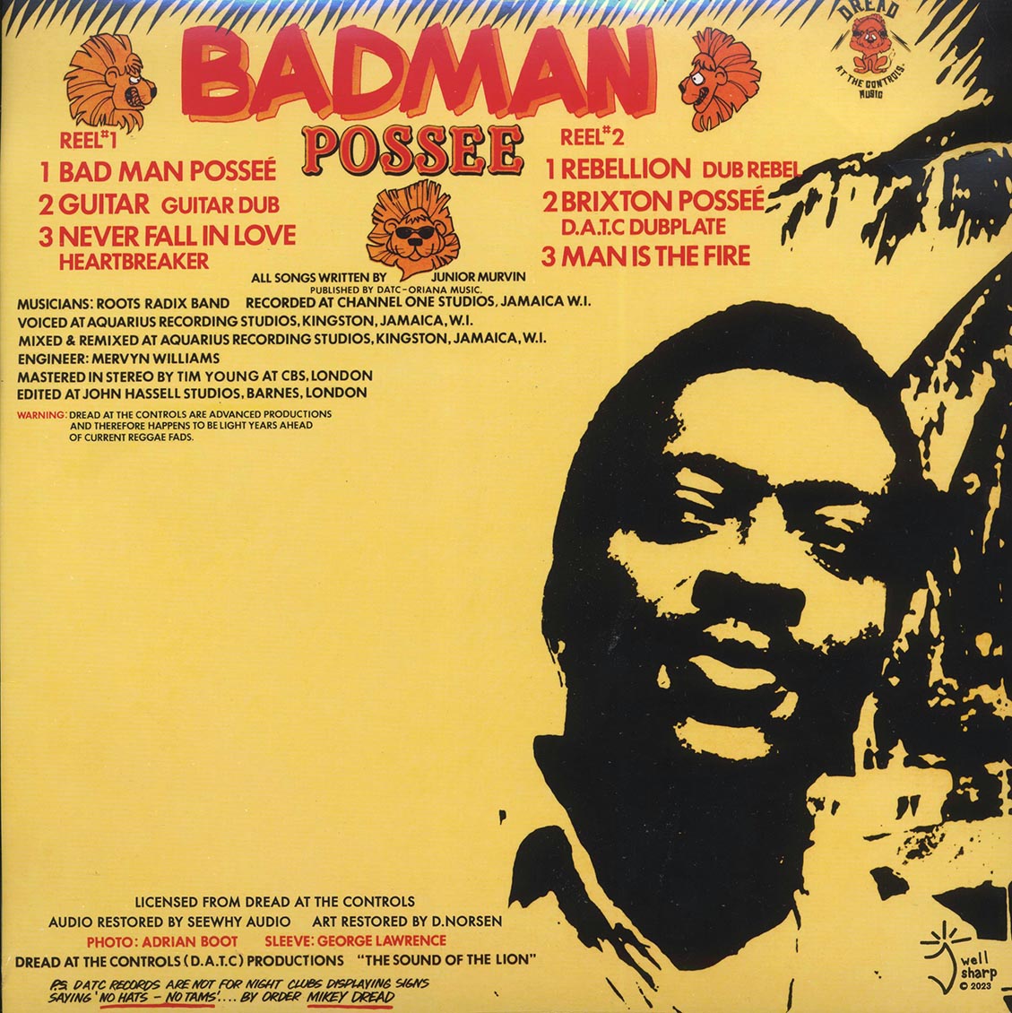 Jr. Murvin - Bad Man Possee (ltd. 500 copies made) Vinyl Record