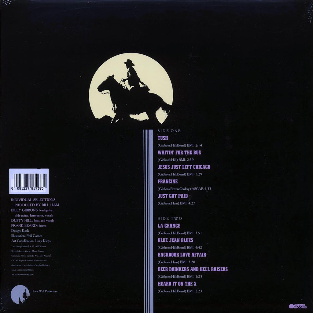 ZZ Top - The Best Of ZZ Top (blue vinyl) Vinyl Record