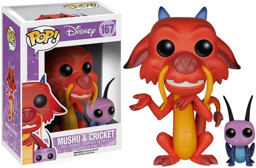 Funko Pop! Disney: - Mulan - Mushu & Cricket - Collectibles
