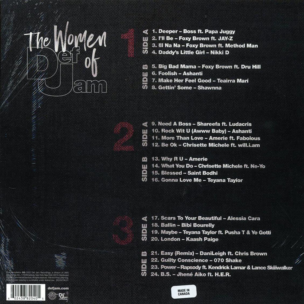 Ashanti, Foxy Brown, Nikki D, Chrisette Michele, Etc. - The Women Of Def Jam (3xLP) (box set) Vinyl Record