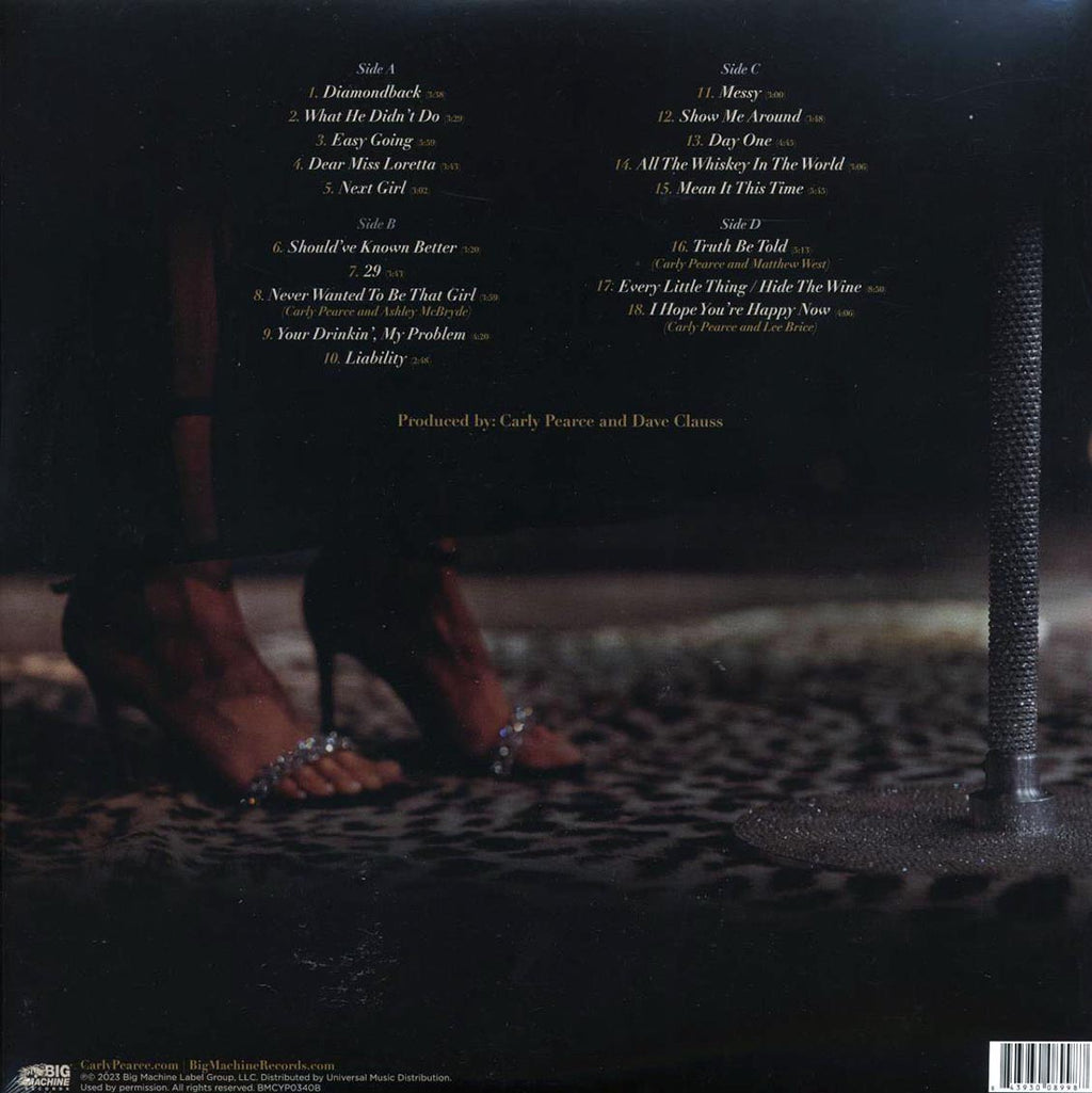 Carly Pearce - 29: Written In Stone, Live From Music City (2xLP) (gold vinyl) Vinyl Record