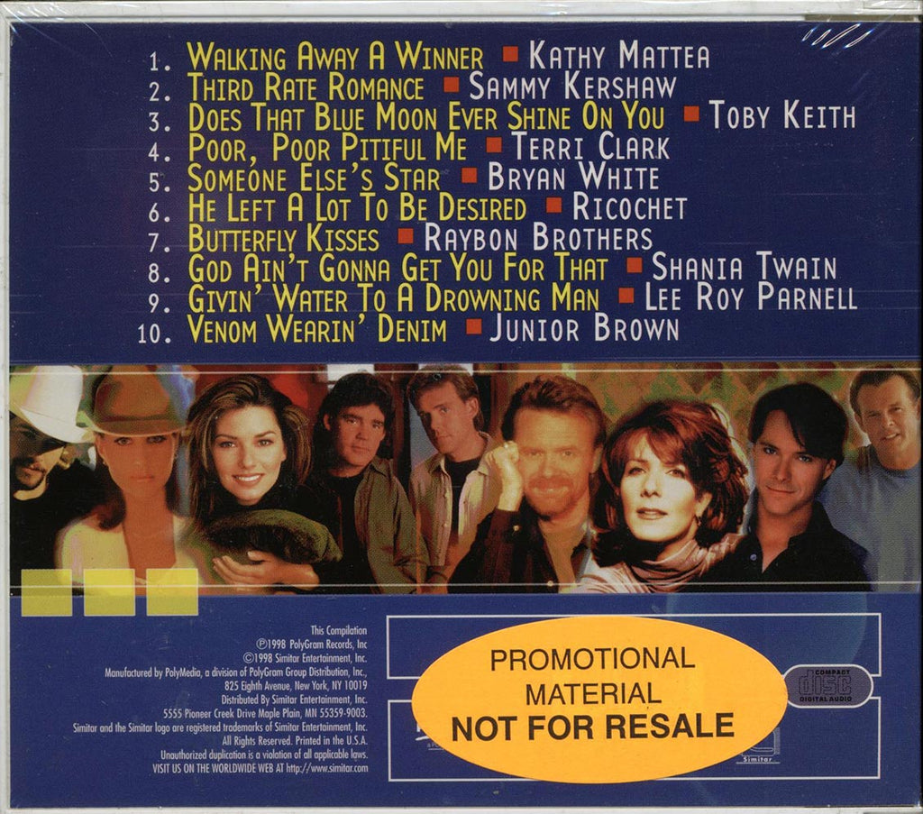 Toby Keith, Shania Twain, Kathy Matter, Sammy Kershaw, Etc. - This Is Country '99 Music CD