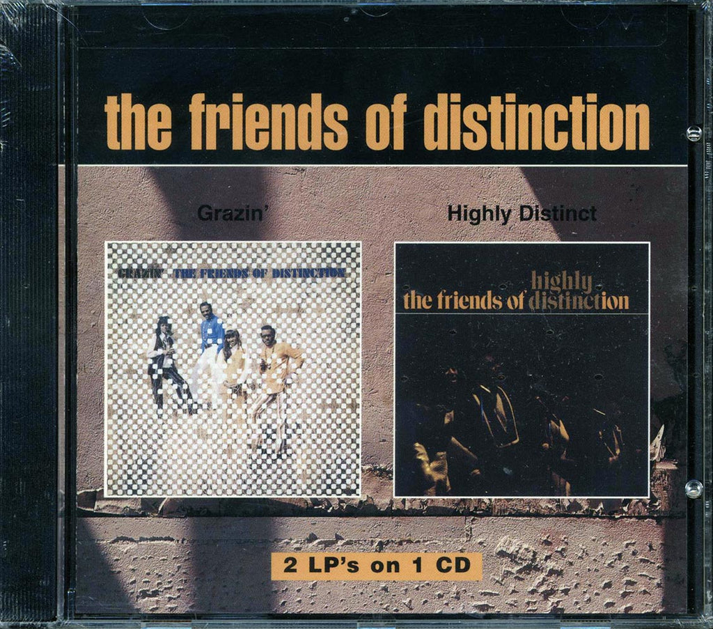 The Friends Of Distinction - Grazin' + Highly Distinct (2 albums on 1 CD) (21 tracks) Music CD