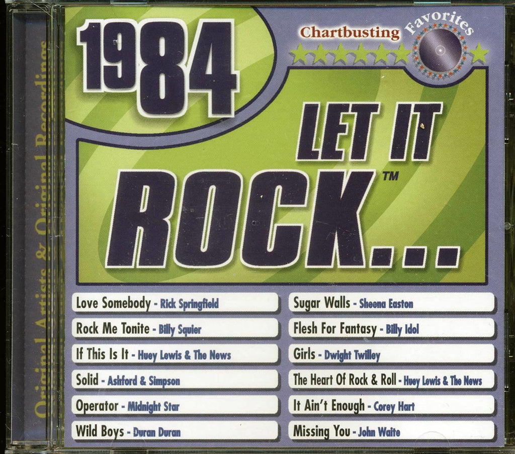 Rick Springfield, Billy Squire, Midnight Star, Duran Duran, Huey Lewis & The News, Etc. - Let It Rock 1984 Music CD