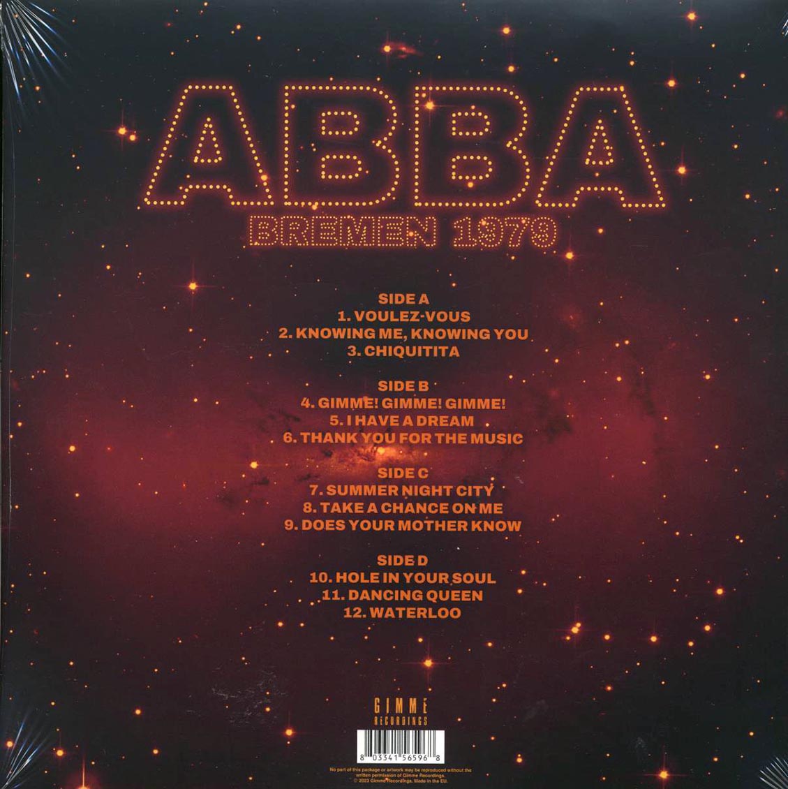 Abba - Bremen 1979 (2xLP) Vinyl Record