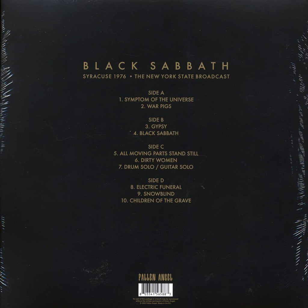 Black Sabbath - Syracuse 1976: The New York State Broadcast (2xLP) Vinyl Record