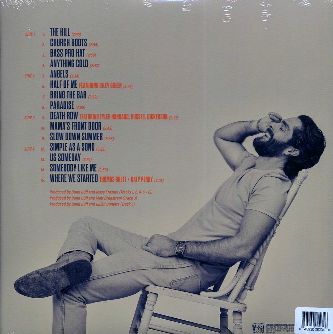 Thomas Rhett - Where We Started (ltd. ed.) (2xLP) (black/gold swirl vinyl) Vinyl Record