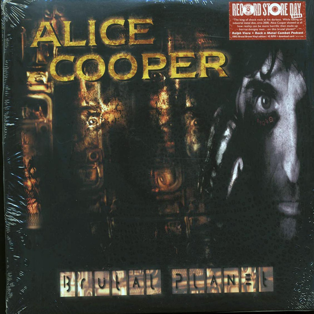 Alice Cooper - Brutal Planet (RSD 2021) (ltd. ed.) (2xLP) (180g) (bronze vinyl) Vinyl Record