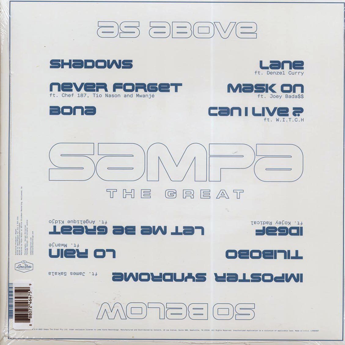 Sampa The Great - As Above So Below (ltd. ed.) (lime green vinyl) Vinyl Record
