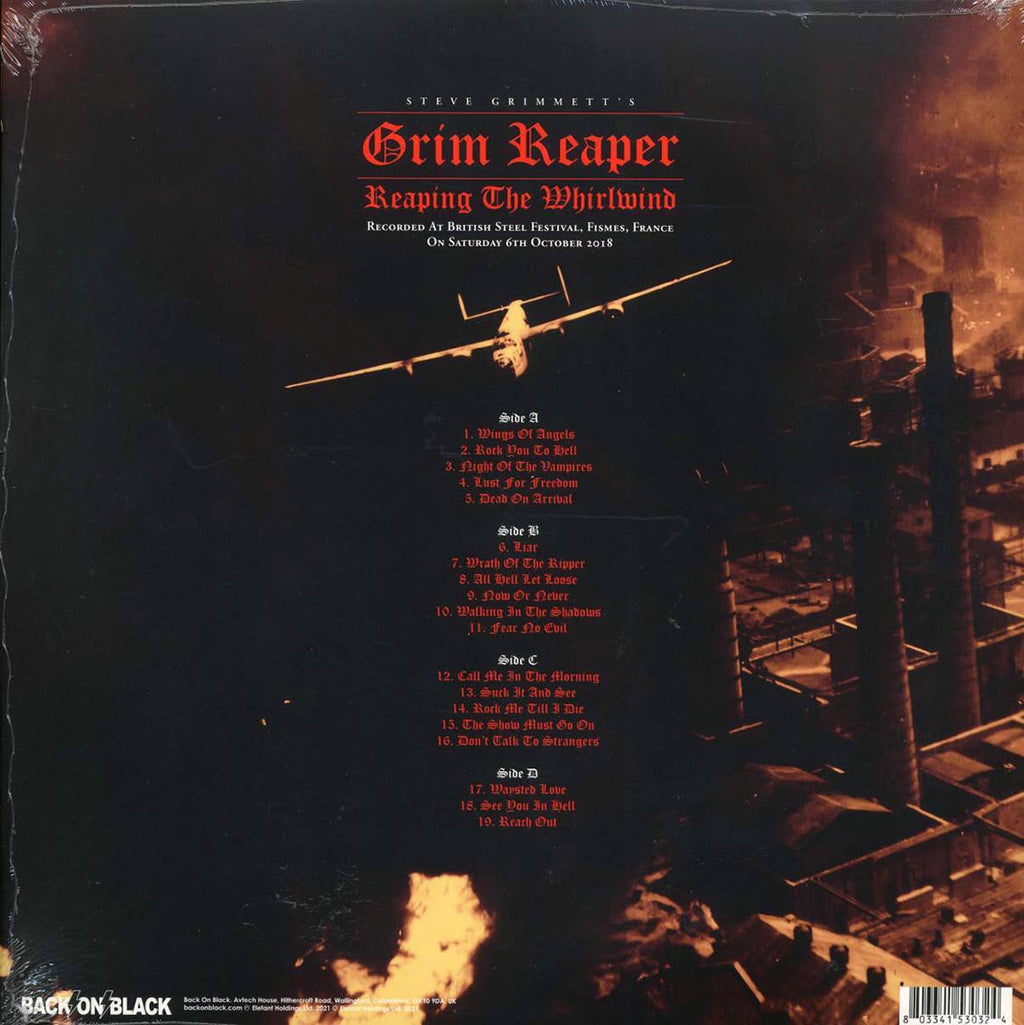 Grim Reaper - Reaping The Whirlwind (ltd. ed.) (2xLP) (white/red splatter vinyl) Vinyl Record